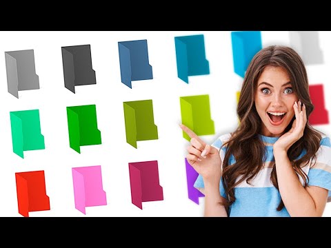 Como mudar a cor das pastas do windows 1