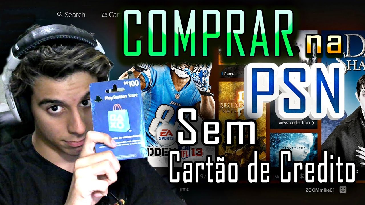 Como fazer compras na psn sem cartao de credito 1