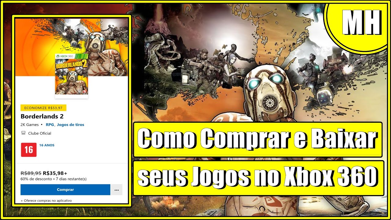 Como comprar jogos para seu xbox 360 pelo site xboxcom 1