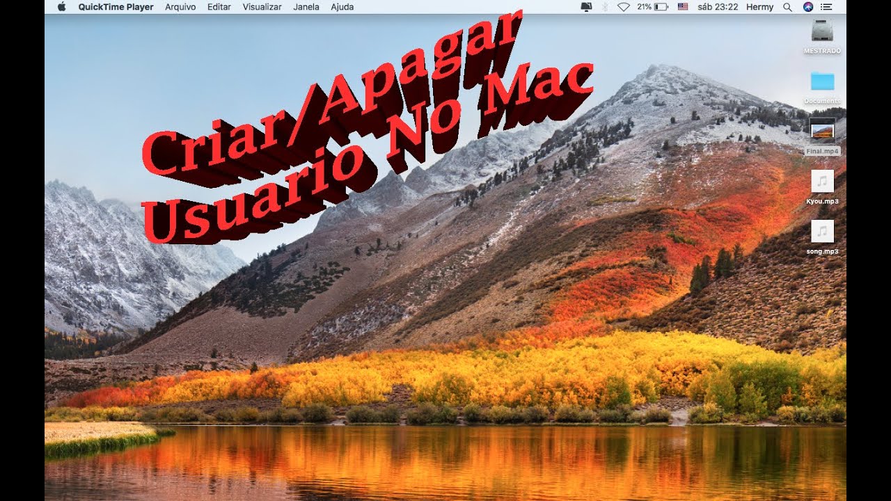 Como criar um novo usuario no mac 1