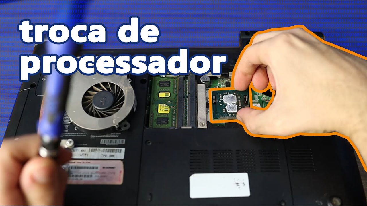 Como trocar o processador intel do seu notebook 4