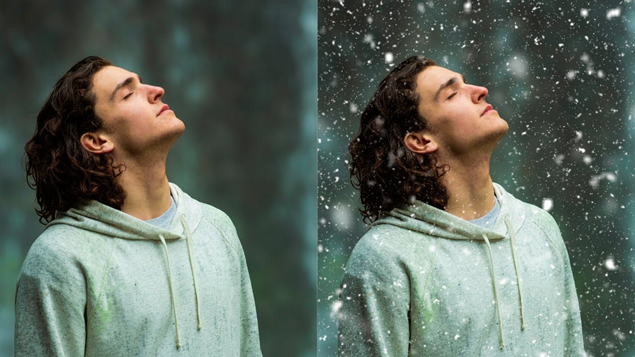 Como adicionar neve uma foto usando o photoshop 1