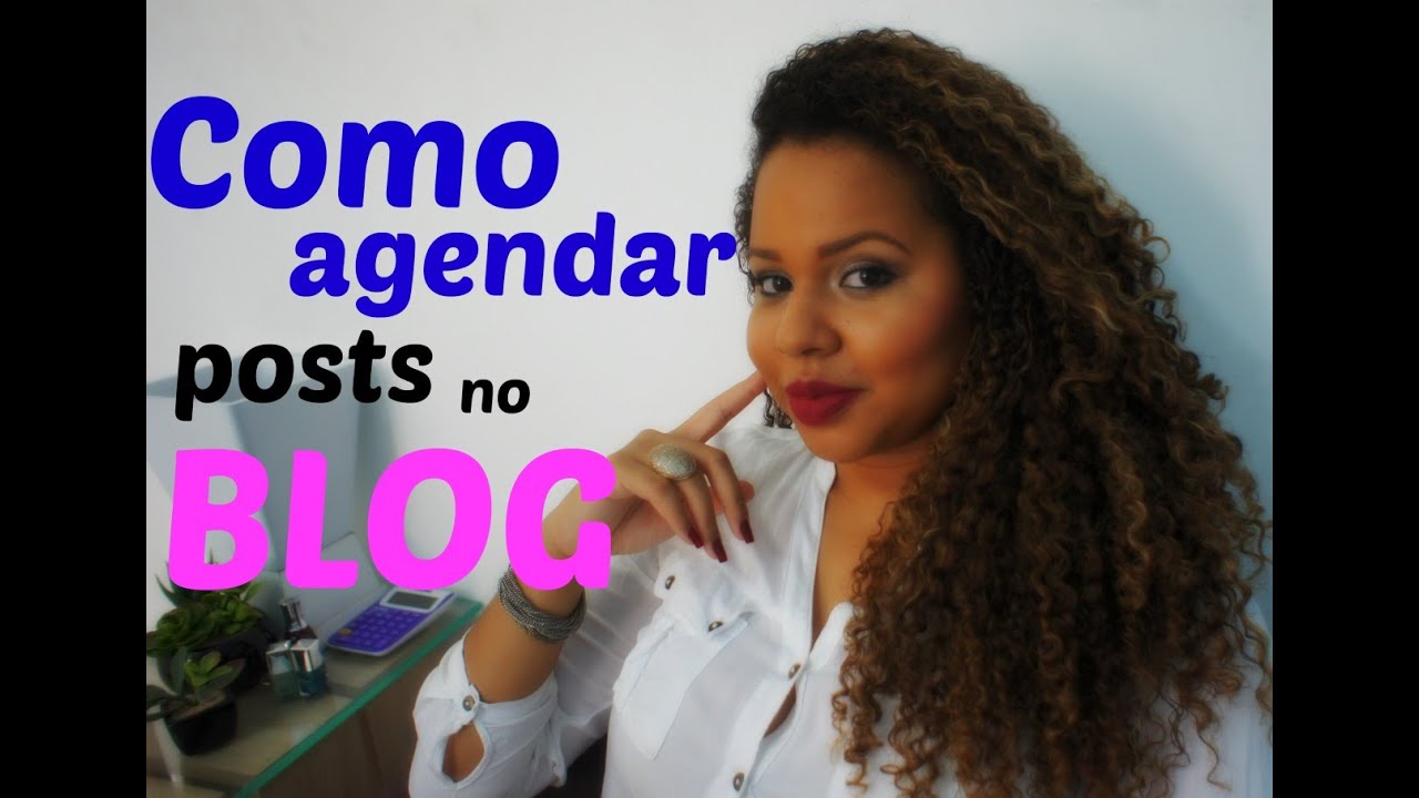 Como agendar posts no blogger 1