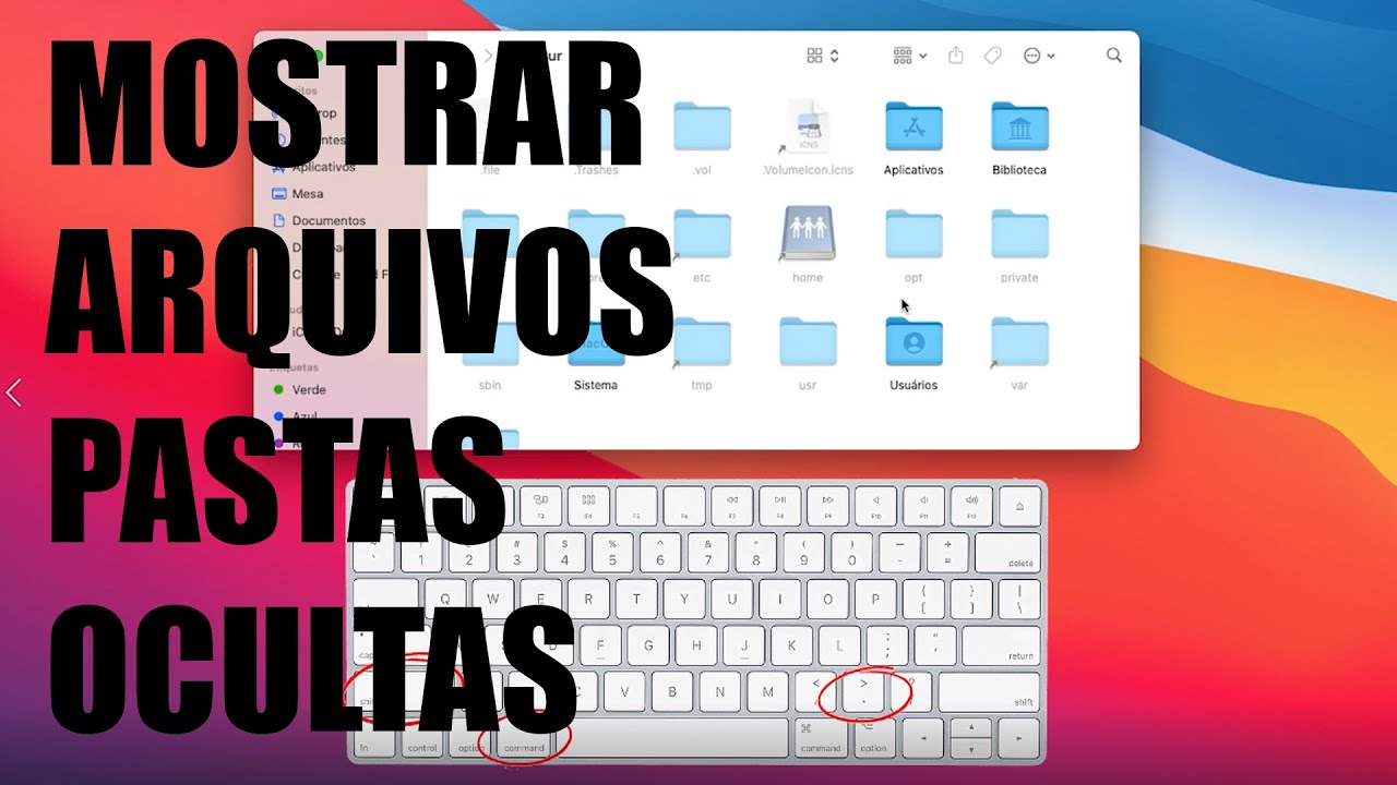 Como mostrar aquivos ocultos no mac os x 1