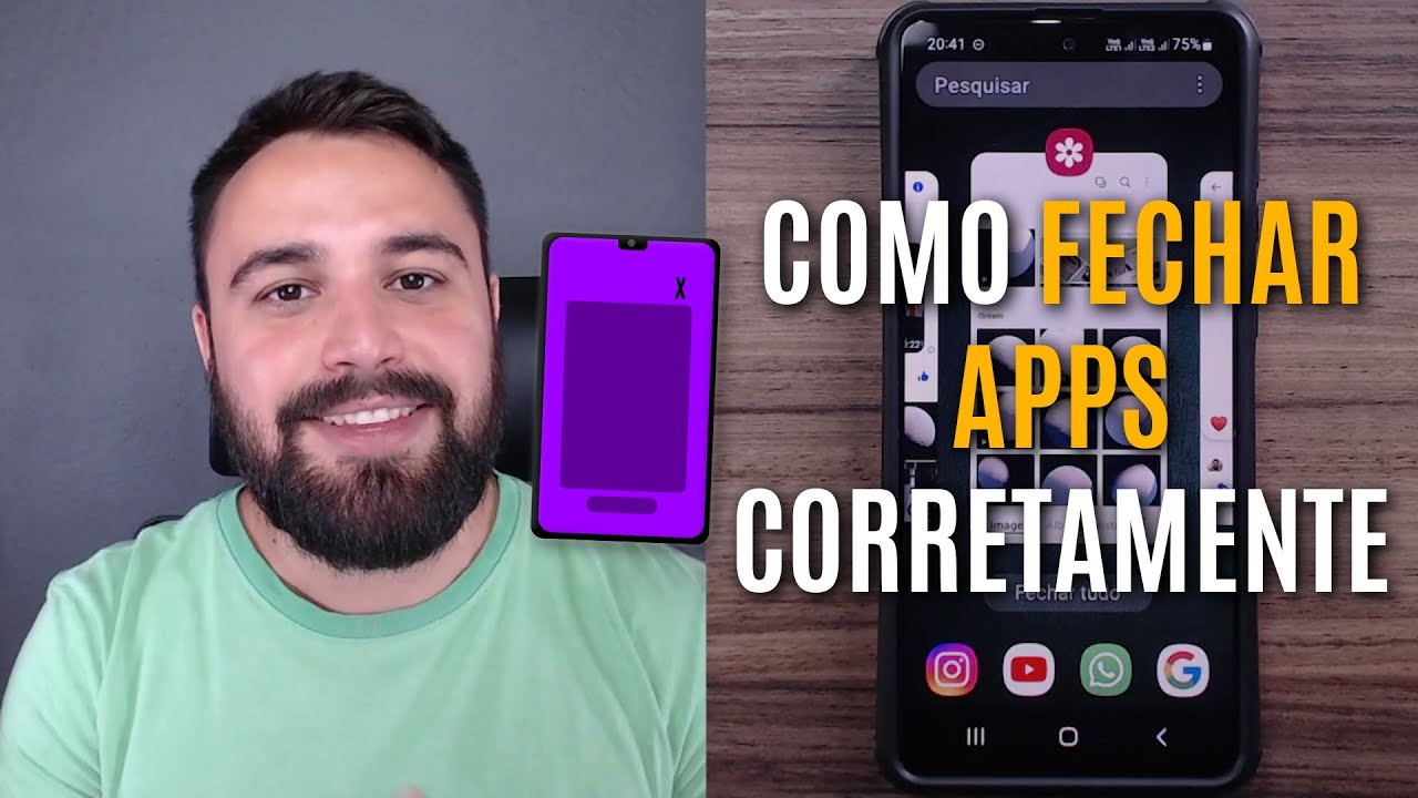 Como fechar os aplicativos abertos no android 1