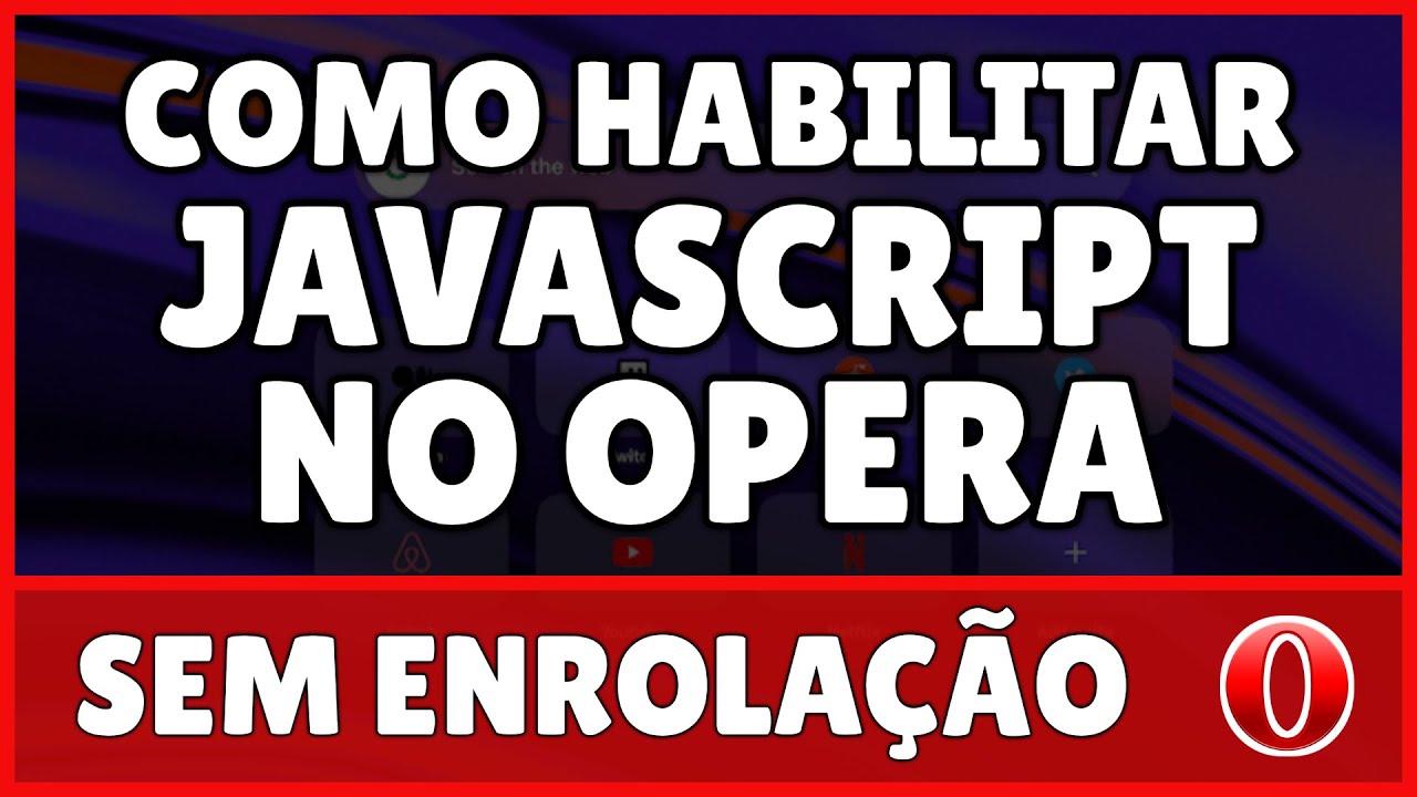 Como desativar o java no opera 1