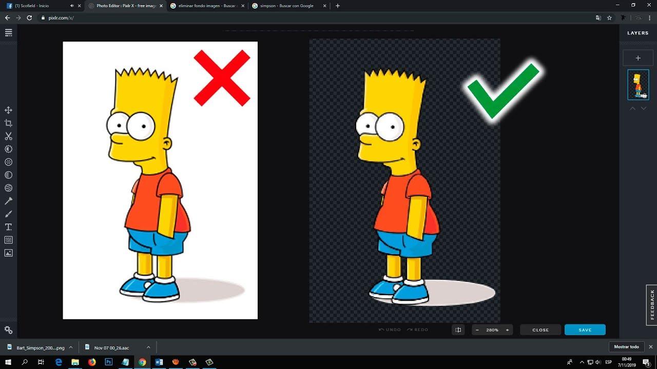 Ferramenta para remover fundo de foto