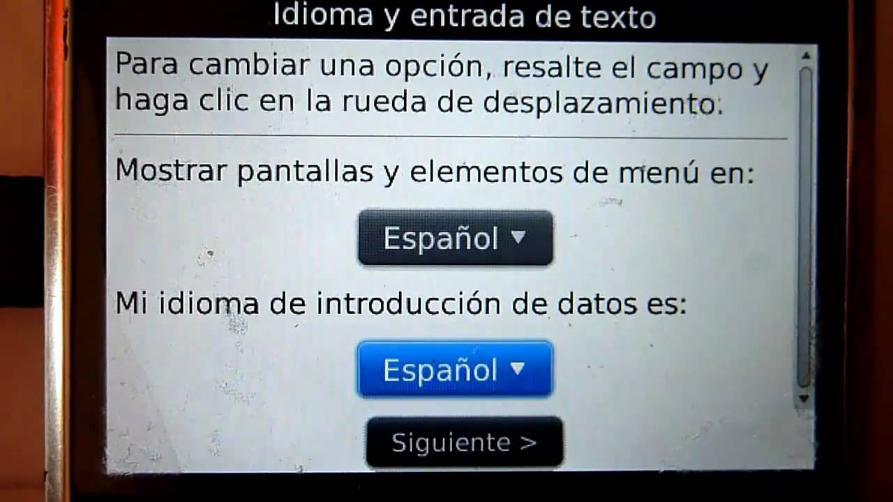 Como instalar o idioma portugues no blackberry 1
