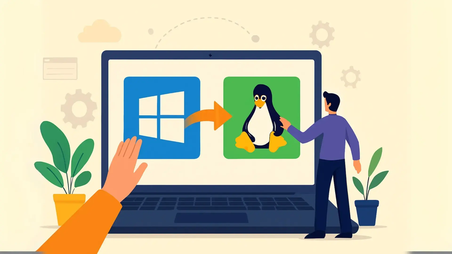 guía de transición de Windows a Linux