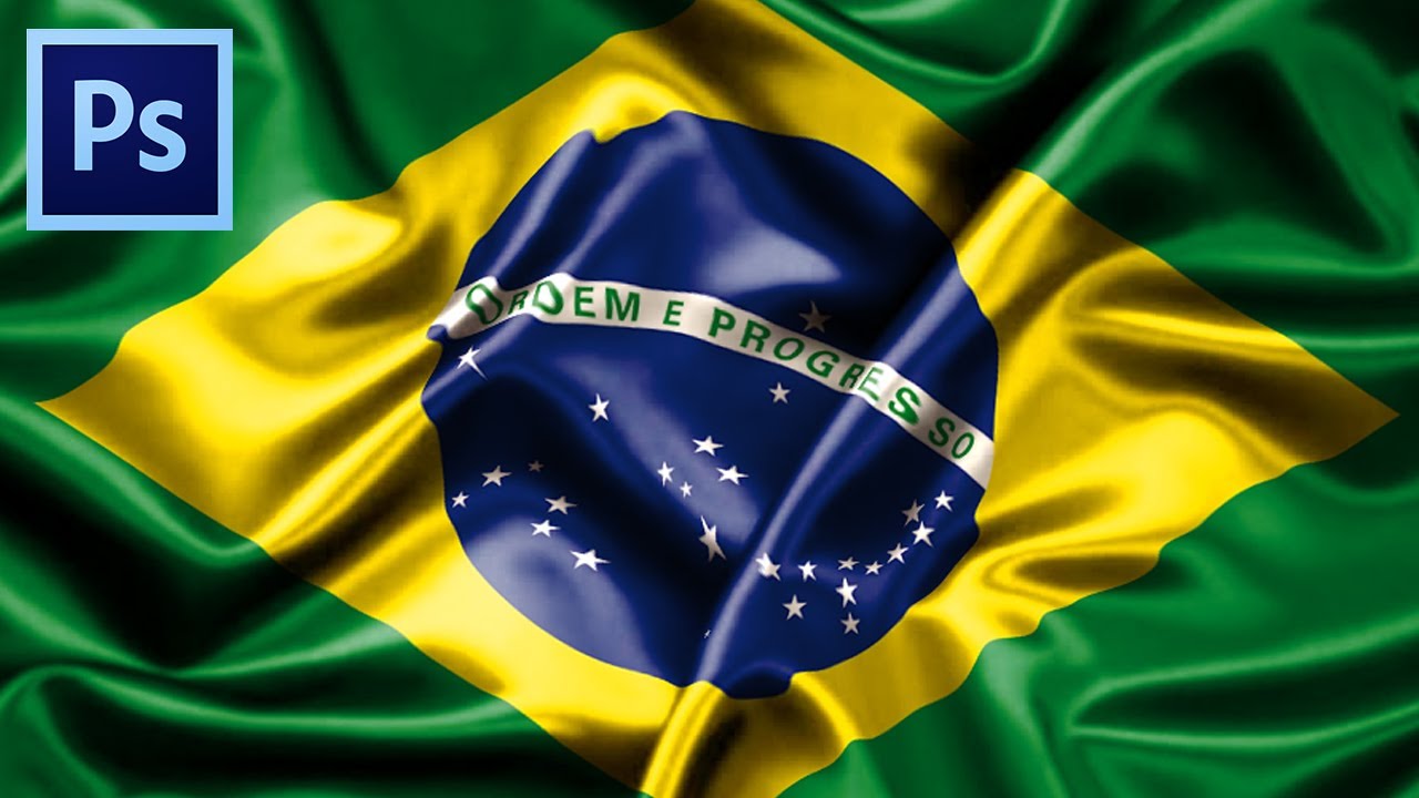 Como criar uma bandeira realista no photoshop 1