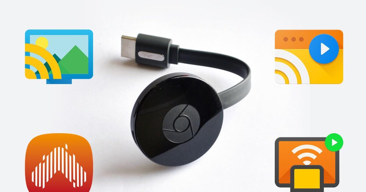Dispositivo Chromecast conectado na TV