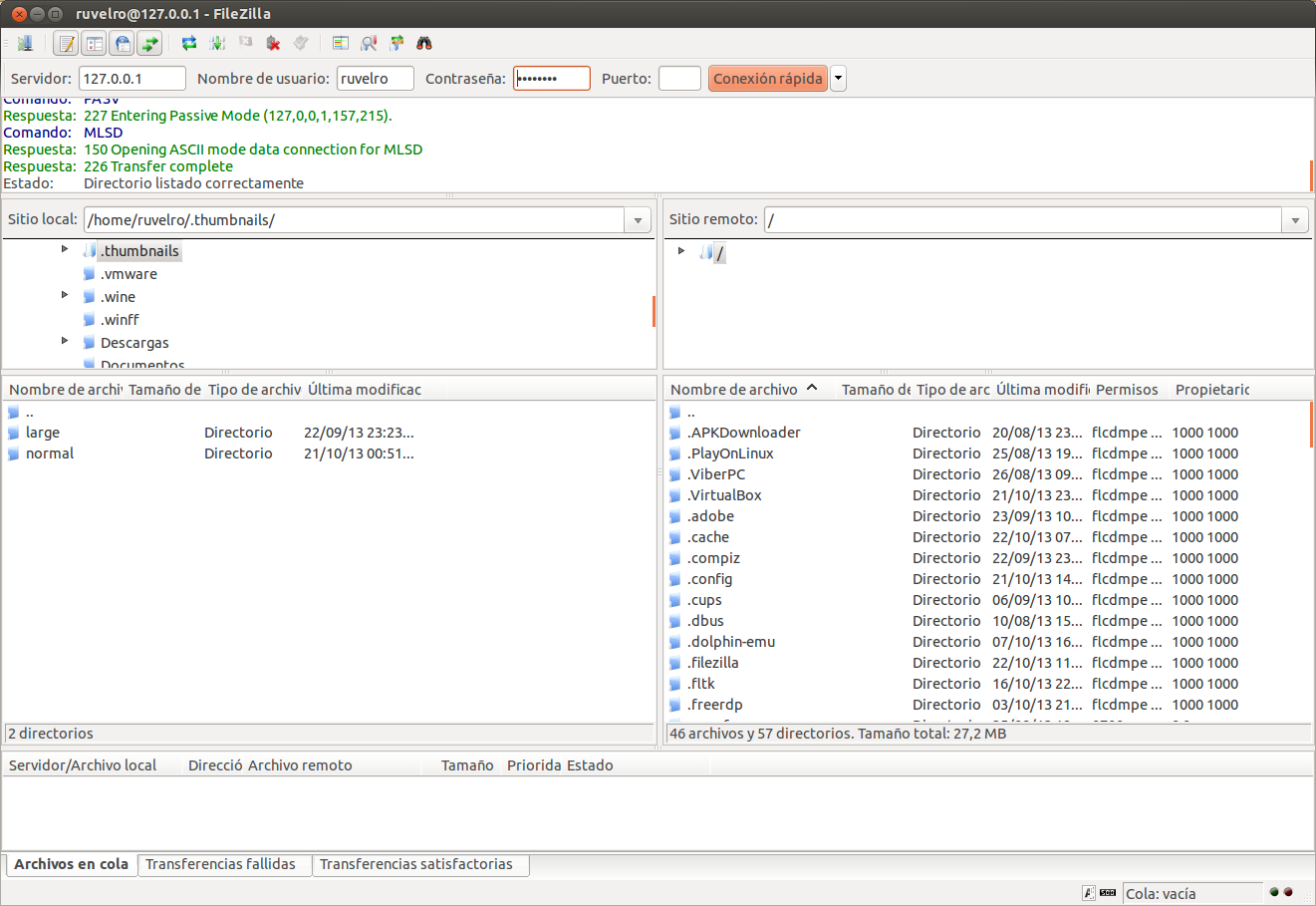 servidor ftp proftpd para linux