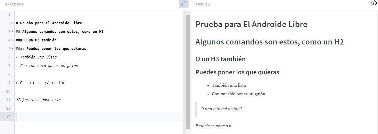 Exemplo de uso da linguagem de formatação Markdown