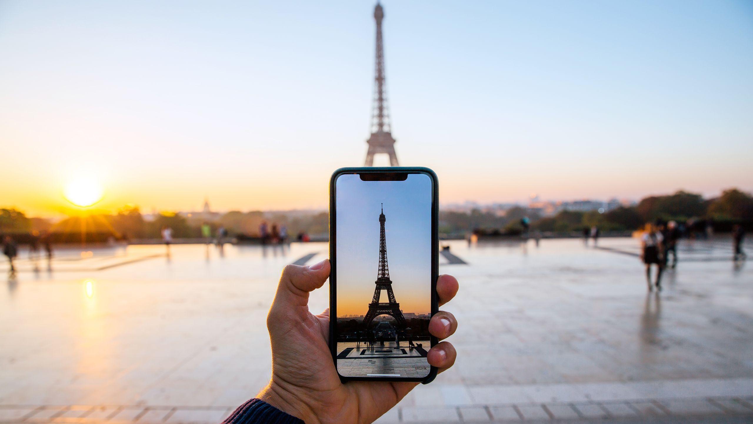 nivel e fotos cenitais com iPhone